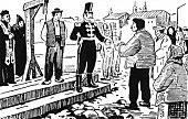 Но в приговоре суда было сказано, что опрышек может откупиться за тысячу серебряных. Переглядываются люди, однако никто денег не достает. А тот бедняк, что корову продал, полез в торбу, вынул тысячу серебряных и объявил, что выкупает голову хлопца... Но в приговоре суда было сказано, что опрышек может откупиться за тысячу серебряных. Переглядываются люди, однако никто денег не достает. А тот бедняк, что корову продал, полез в торбу, вынул тысячу серебряных и объявил, что выкупает голову хлопца...
